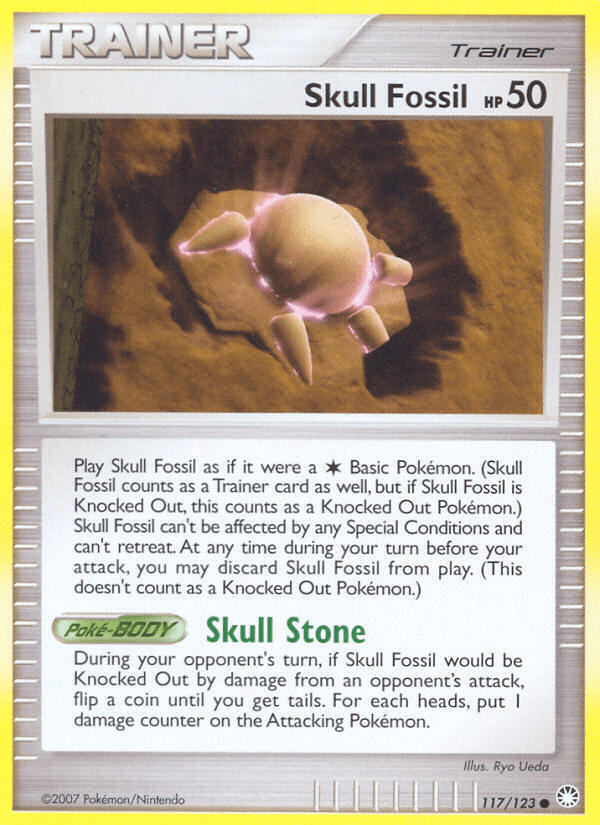 Skull Fossil (117/123) [Diamond & Pearl: Mysterious Treasures]