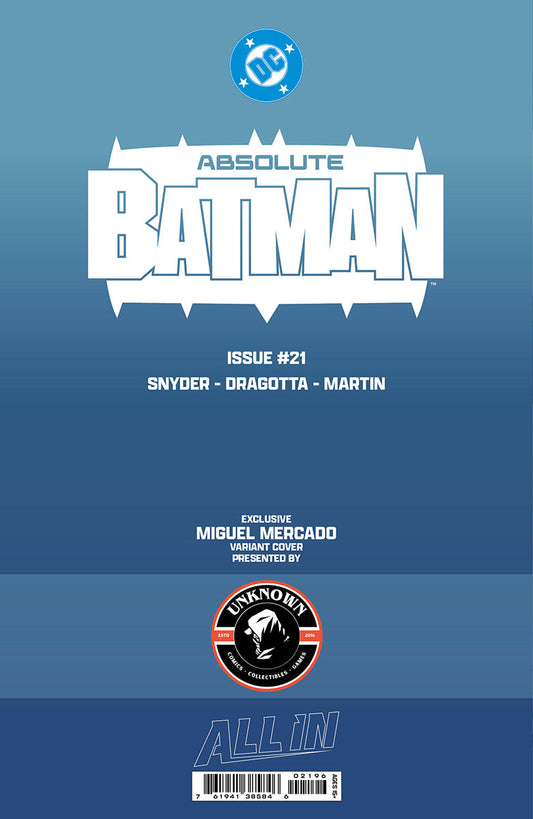 ABSOLUTE BATMAN #21 MIGUEL MERCADO EXCLUSIVE VAR (06/17/2026)