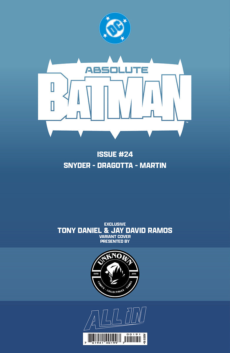 [FOIL] ABSOLUTE BATMAN #24 TONY DANIEL EXCLUSIVE VIRGIN VAR (09/23/2026)