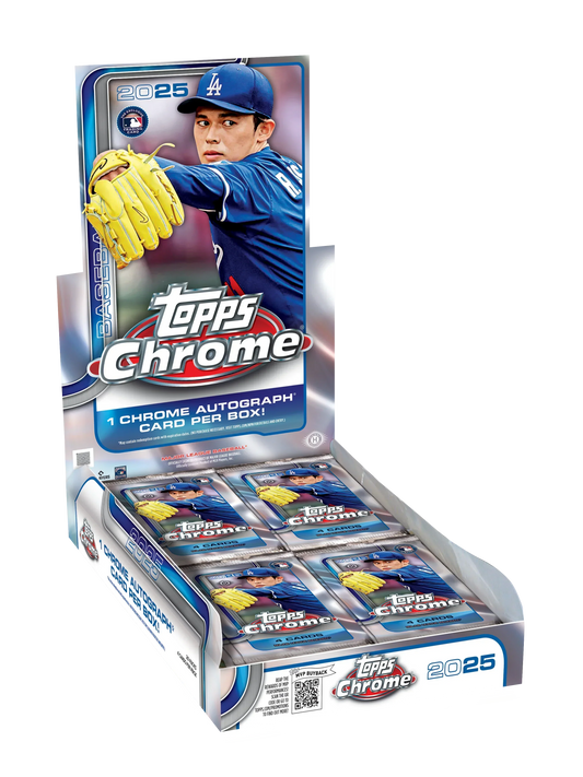 2025 Topps Chrome Baseball - Hobby Box