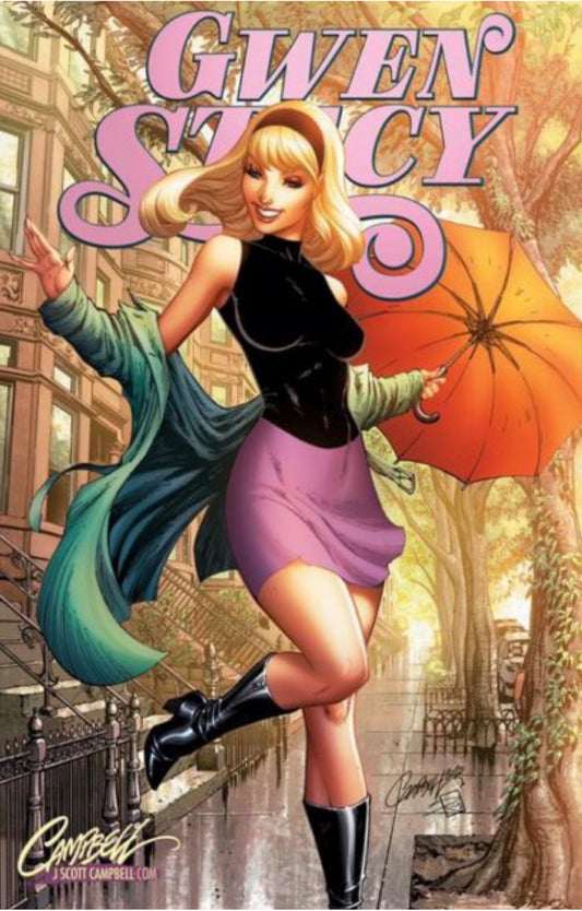 Gwen Stacy #1 - J Scott Campbell Exclusive Spring Variant - LTD to 3,000