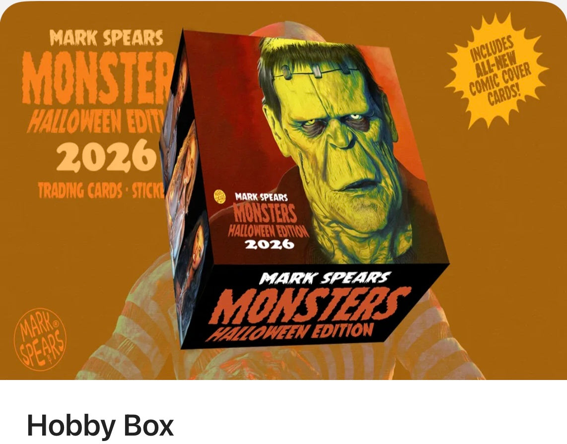 Mark Spears Monsters 2026 Halloween Edition Trading Cards - Hobby Box
