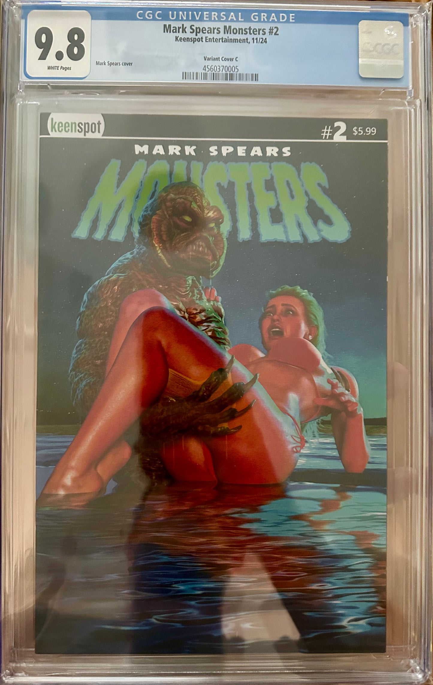 Mark Spears Monsters #2 - Cover C - CGC 9.8