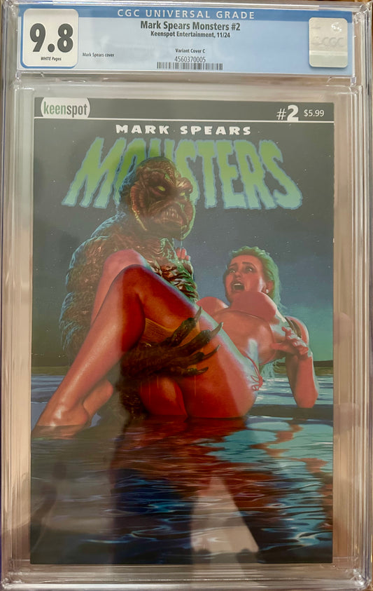 Mark Spears Monsters #2 - Cover C - CGC 9.8