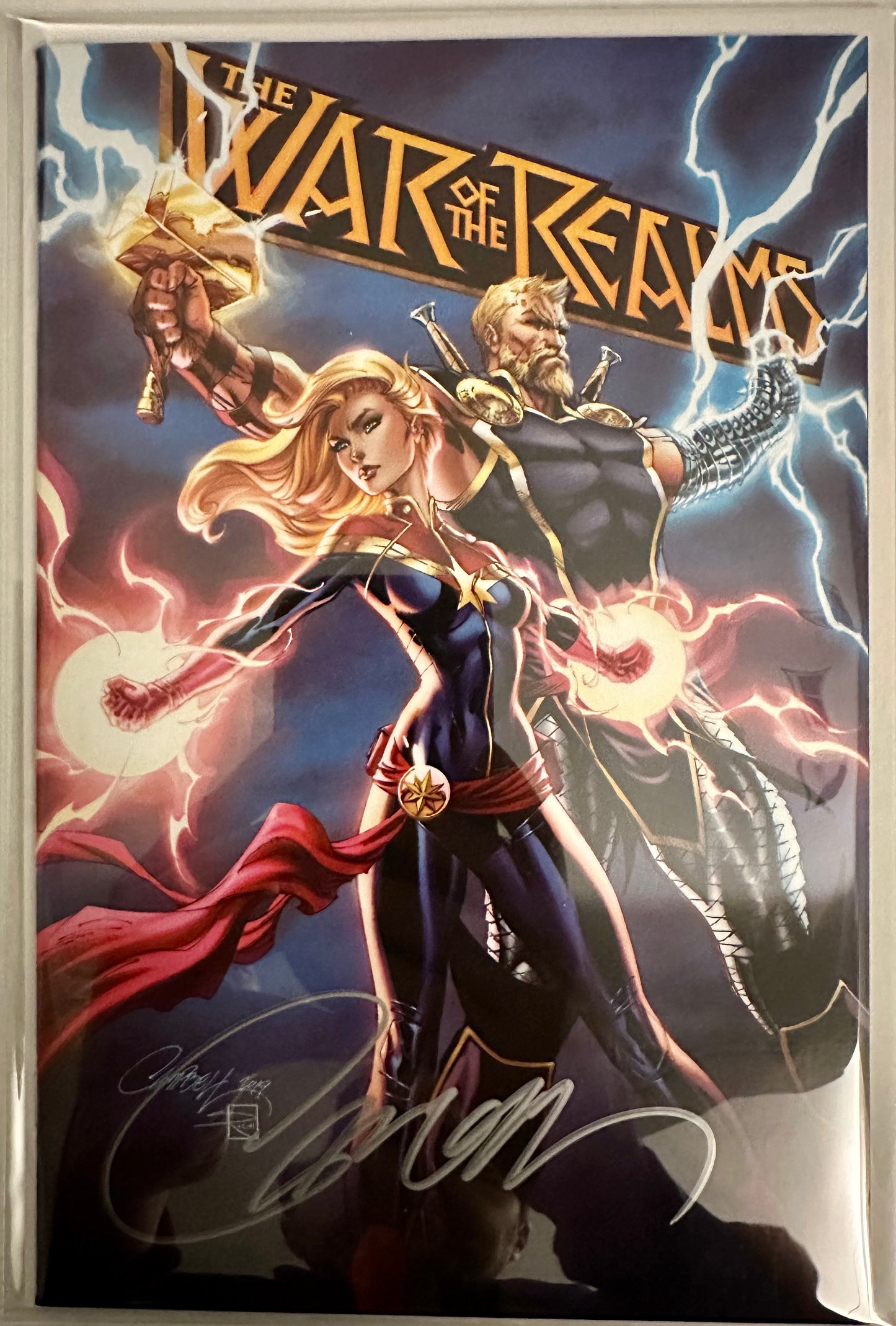 War of the Realms #1 - Fan Expo Exclusive - Signed by J Scott Campbell