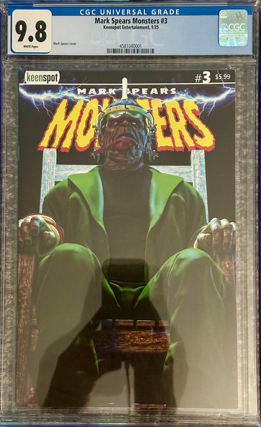 Mark Spears Monsters #3 - CGC 9.8 - Cover A
