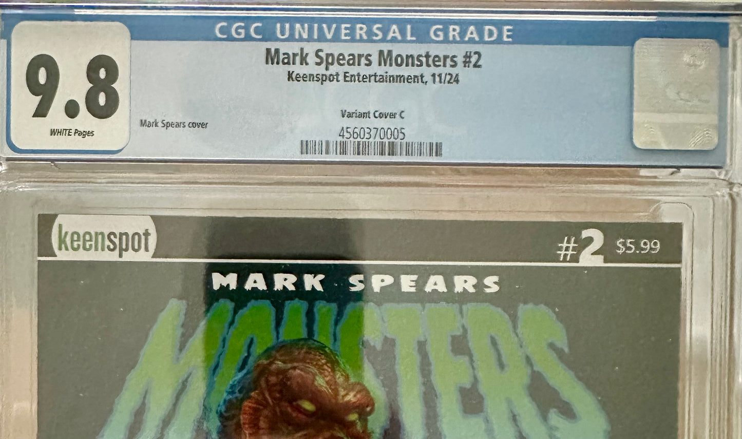 Mark Spears Monsters #2 - Cover C - CGC 9.8