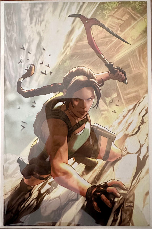 Tomb Raider: Sacred Artifacts #1 Retailer Taurin Clarke Virgin Variant