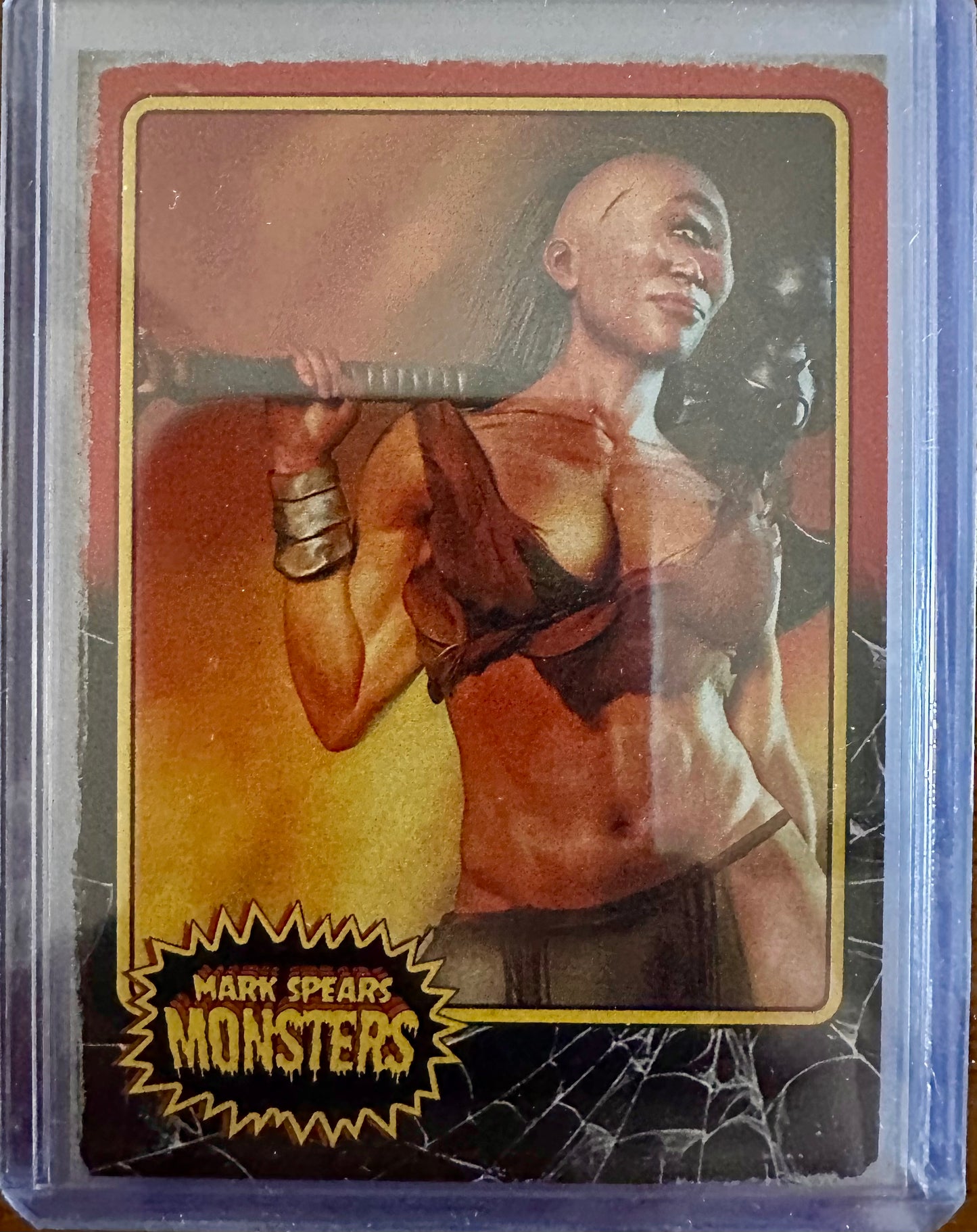 Mark Spears Monsters Series 2 Trading Card - Distressed #6 Cyra the Cyclops