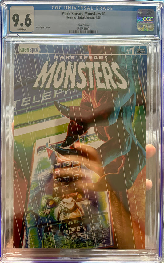 Mark Spears Monsters #1 Third Printing - CGC 9.6