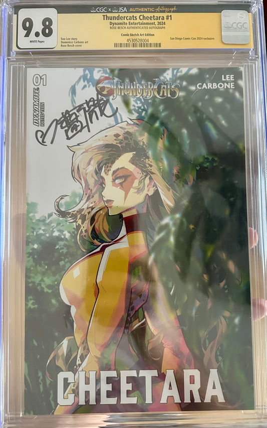 Thundercats Cheetara #1 - CGC SS 9.8 Signed by Rose Besch