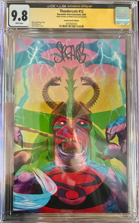 Thundercats #12 - ComicTom Edition - CGC SS 9.8 Signed by Mark Spears