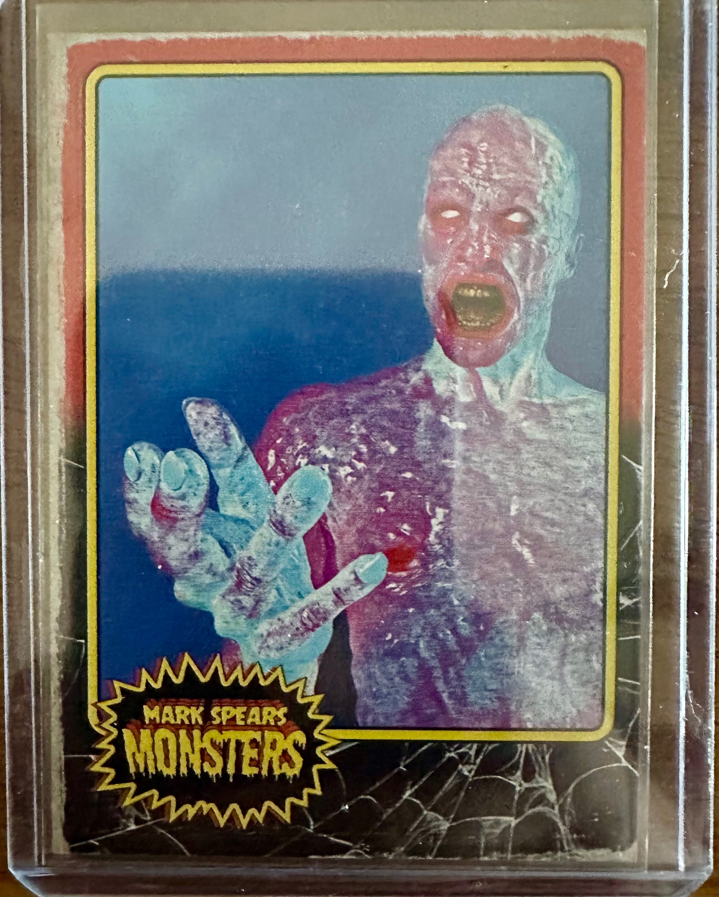 Mark Spears Monsters Series 2 Trading Card - Distressed #60 The Everliving Atomic Brain