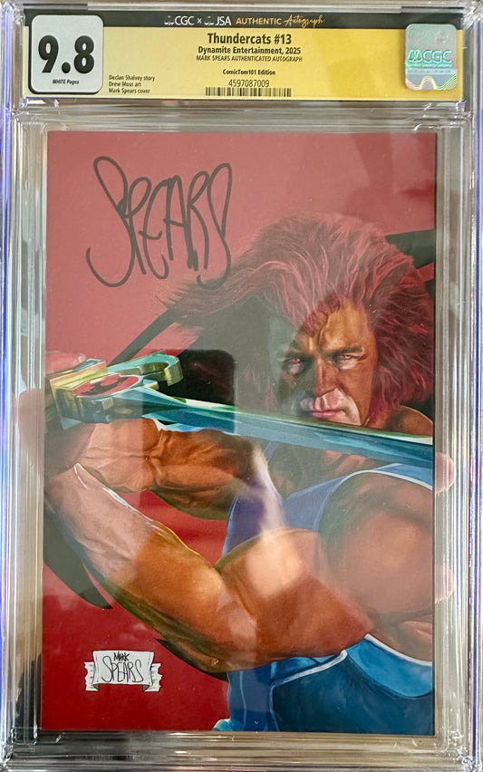 Thundercats #13 - ComicTom 101 Edition - CGC SS 9.8 Signed by Mark Spears