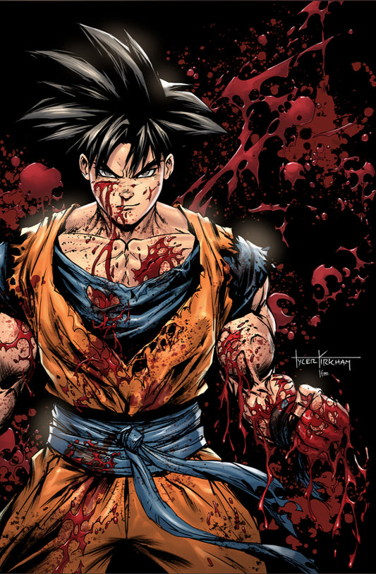 Battle Damage Goku - Dragonball Z - Tyler Kirkham 2025 Dallas Fan Expo Black Variant