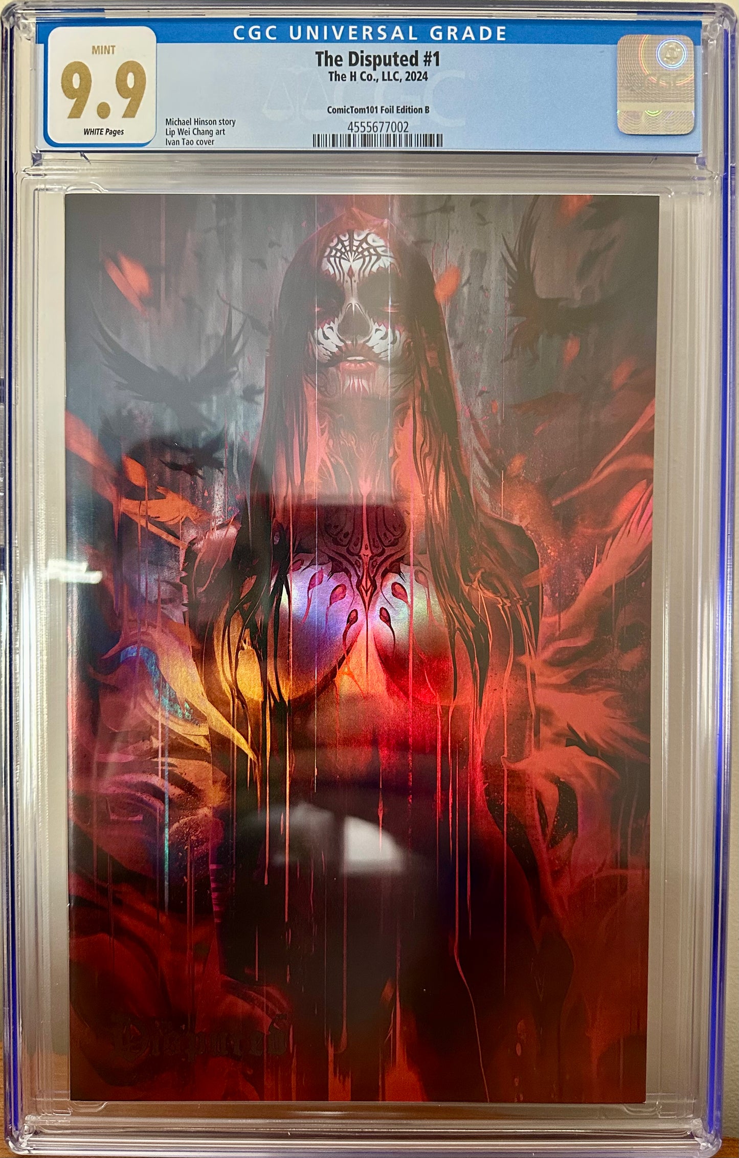 The Disputed #1 - ComicTom Foil Edition Cover B by Ivan Tao - CGC 9.9