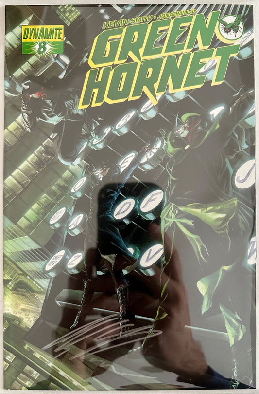 Green Hornet #8- Signed by Alex Ross with COA