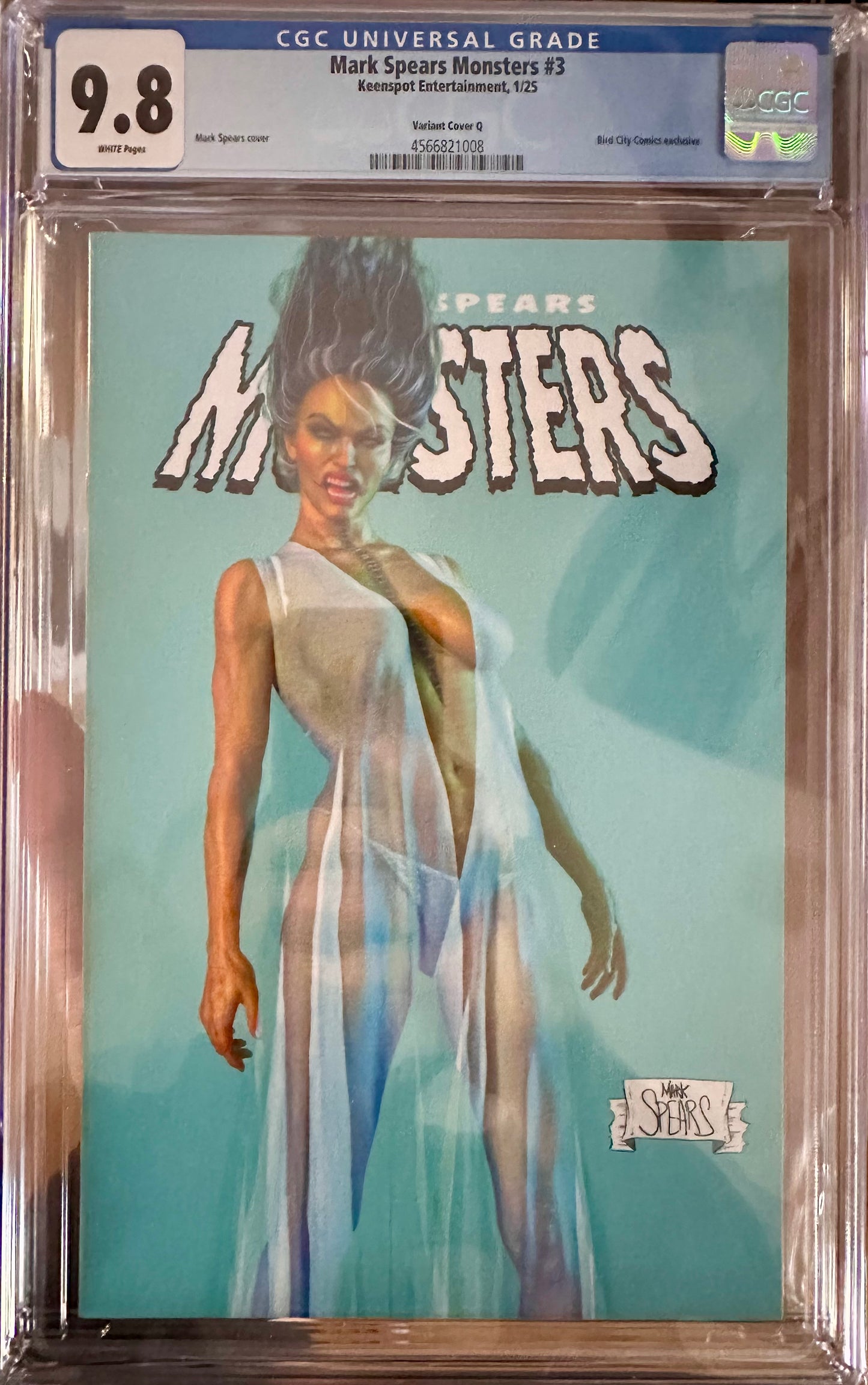 Mark Spears Monsters #3 - Bird City Comics Flip Cover Exclusive LTD to 600 - CGC 9.8