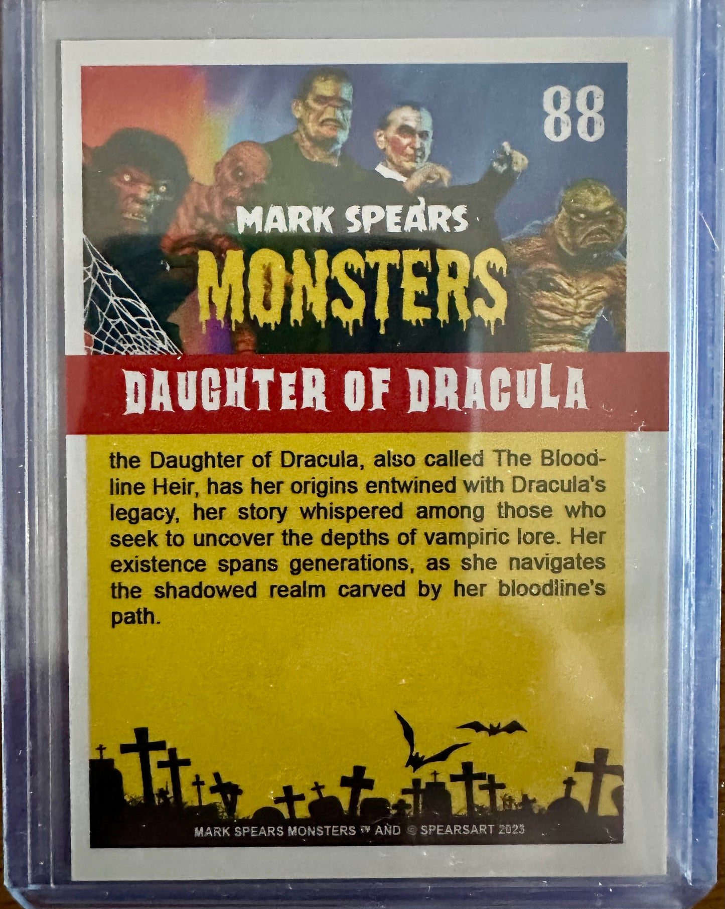 Mark Spears Monsters Series 2 Trading Card - #88 Daughter of Dracula