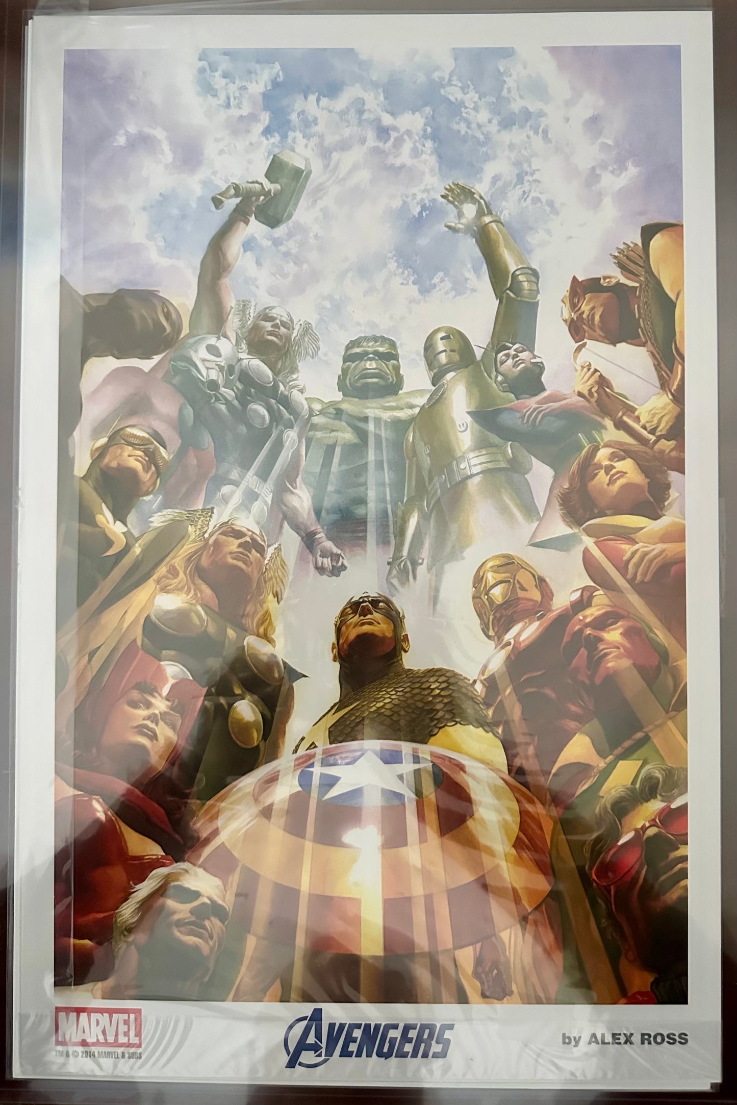 Avengers - 11x17 Art Print - by Alex Ross