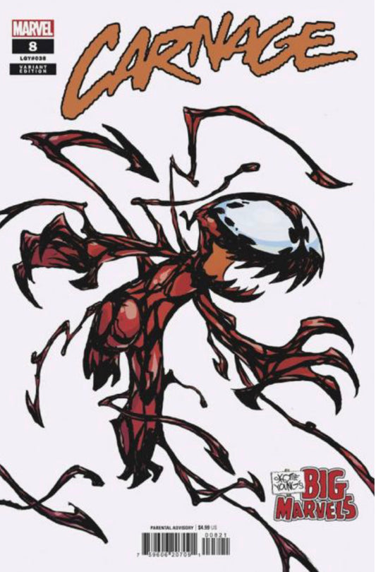 Carnage #8 - Skottie Young Big Marvels Variant