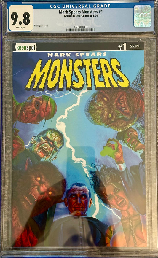Mark Spears Monsters #1 - CGC 9.8 - Cover A