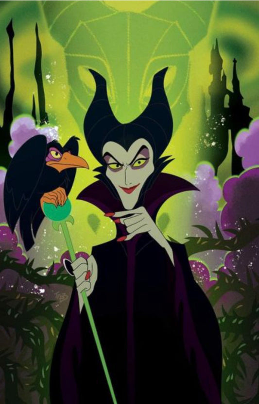 Disney Villains: Maleficent #1 - Trish Forstner Green Virgin Variant - LTD to 350