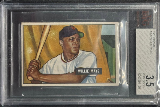 1951 Bowman - Willie Mays #305 - BVG 3.5
