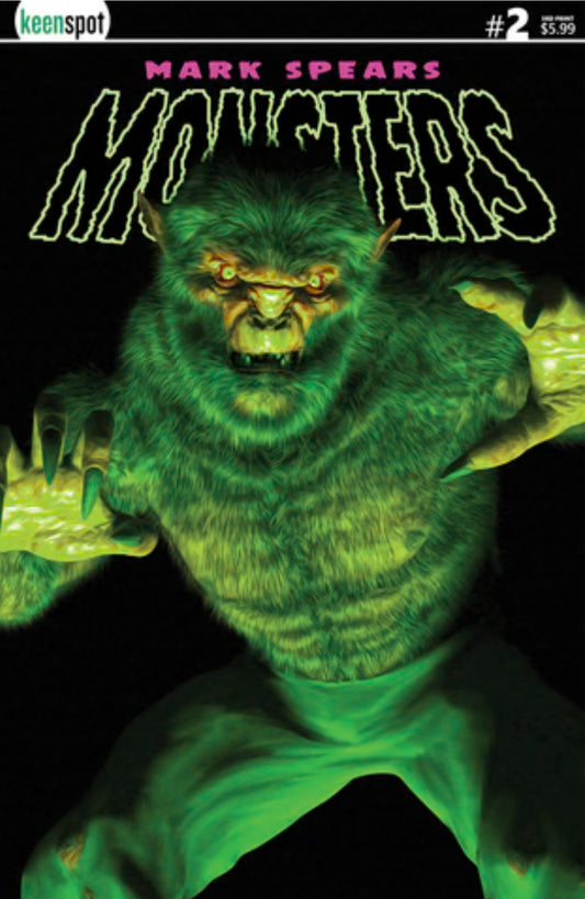 Mark Spears Monsters #2 - Third Print Cover A (The Werewolf)