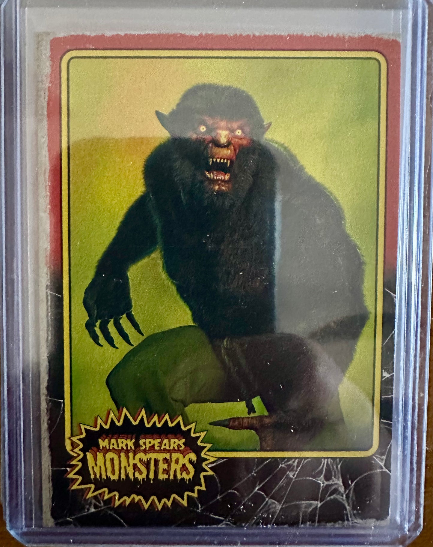 Mark Spears Monsters Series 2 Trading Card - Distressed #30 The Werewolf