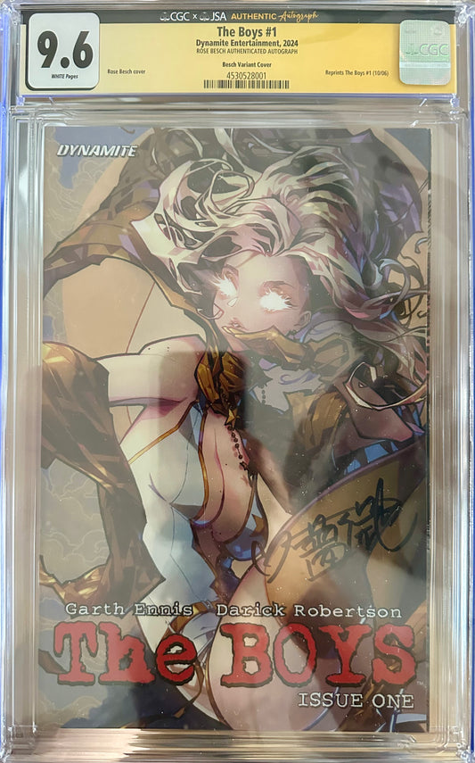 The Boys #1 - CGC SS 9.6 Signed by Rose Besch