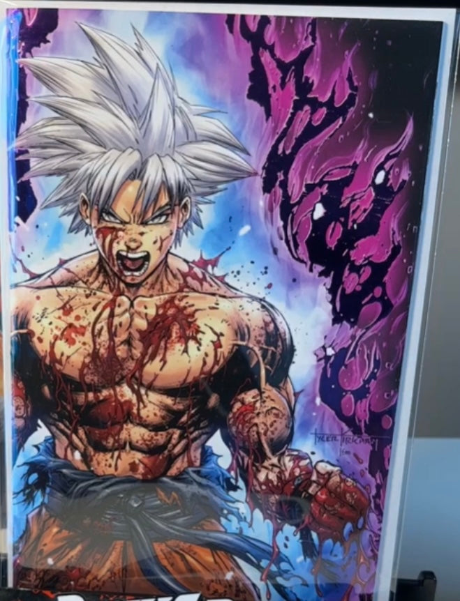 Ultra Instinct Specialty Battle Damage Goku Dragon Ball Z - 2025 Fan Expo Dallas Tyler Kirkham Variant - LTD to 25