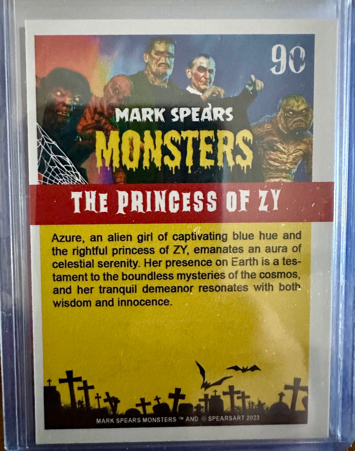 Mark Spears Monsters Series 2 Trading Card - #90 The Princess of Zy