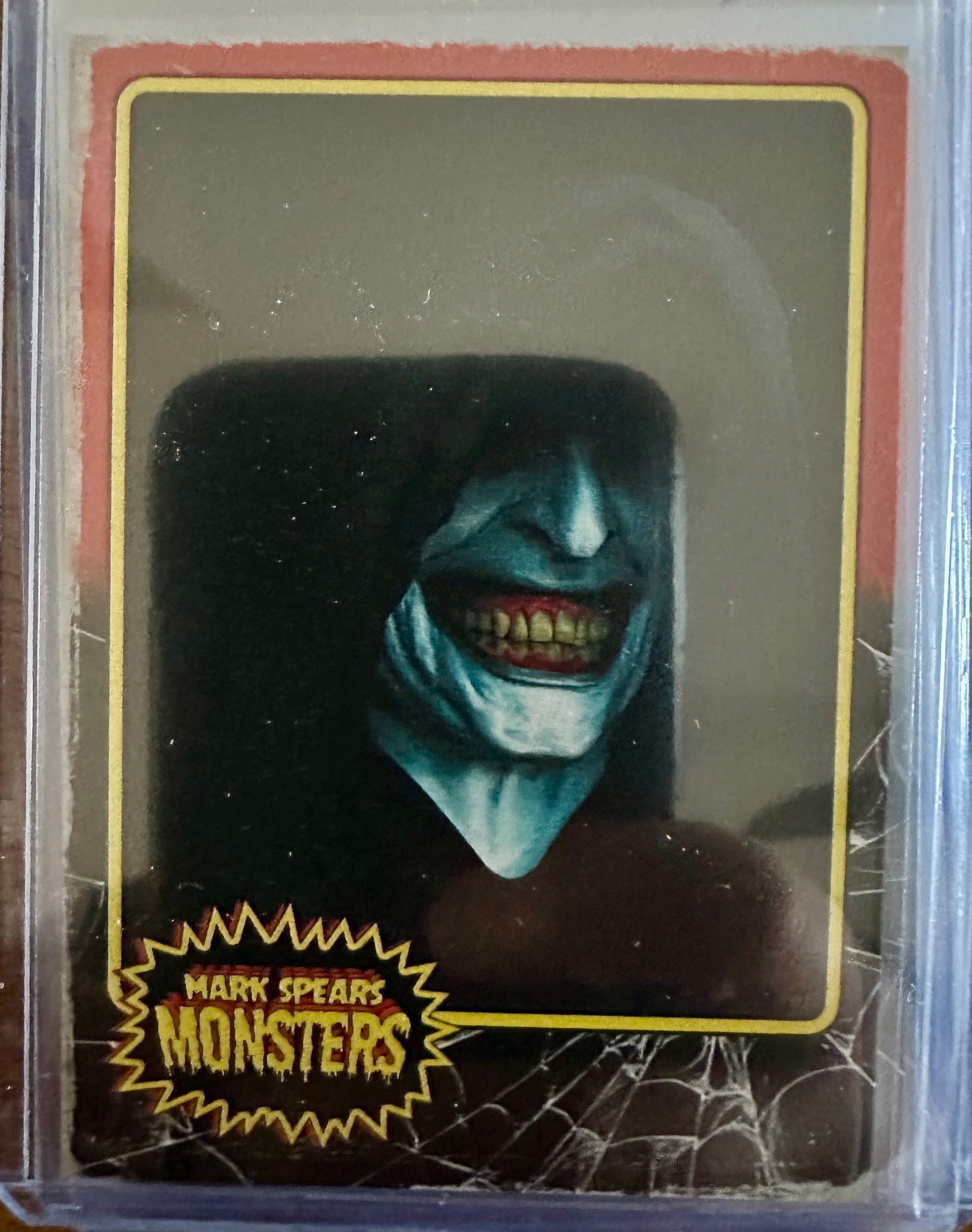 Mark Spears Monsters Series 2 Trading Card - Distressed #9 Mr Happy