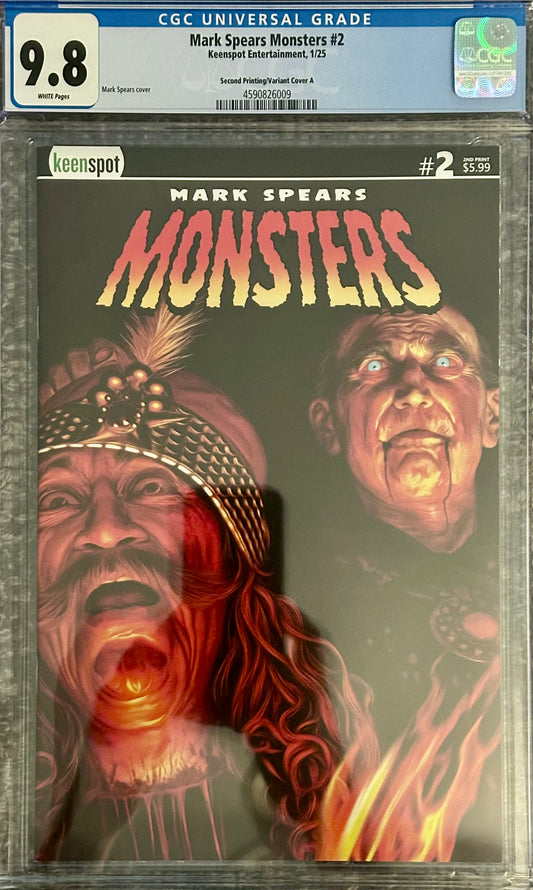 Mark Spears Monsters #2 - CGC 9.8 - 2nd Print Cover A