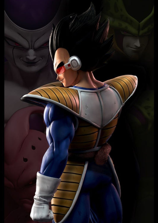 Akira Toriyama Tribute - Vegeta Virgin -Dragon Ball Z - Dallas Fan Expo - Ltd 300