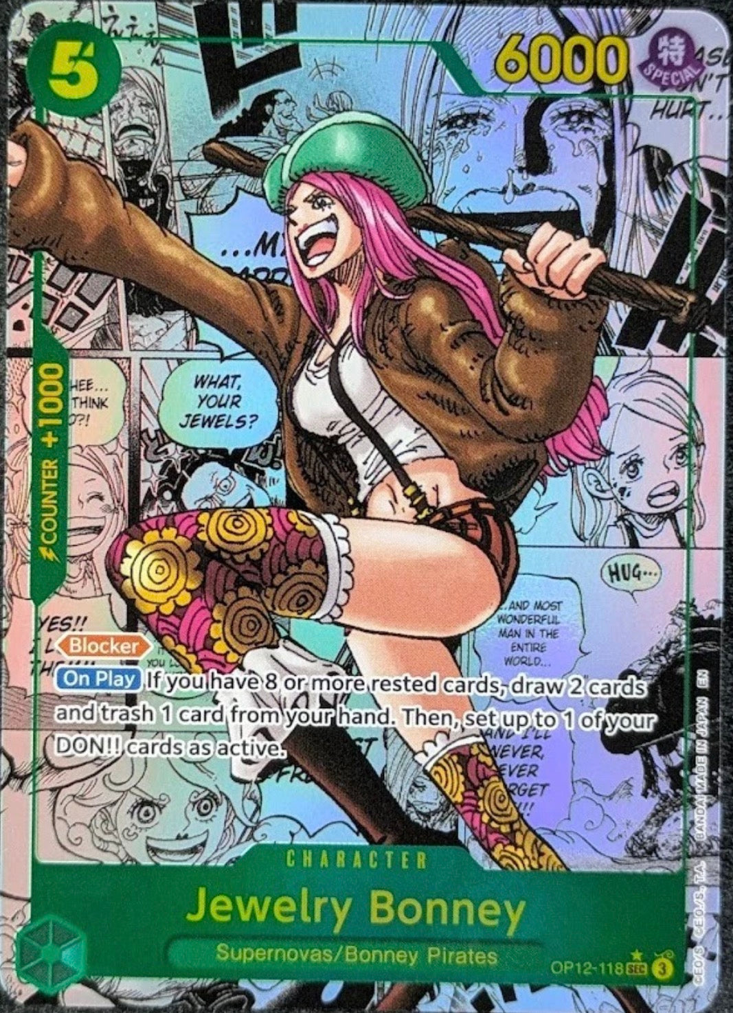 One Piece - Legacy of the Master - OP12 118 Jewelry Bonney Foil (Manga)