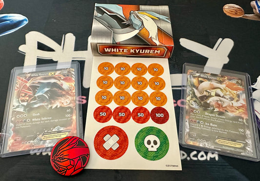 Pokemon White Kyurem Battle Deck Pack with Promo Cards