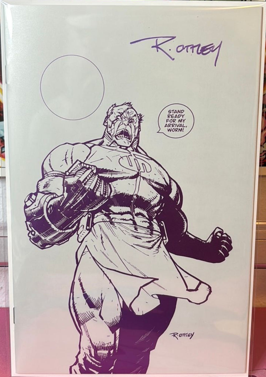 Invincible #61 - 2025 C2E2 Purple Sketch Foil Virgin Exclusive - Signed by Ryan Ottley