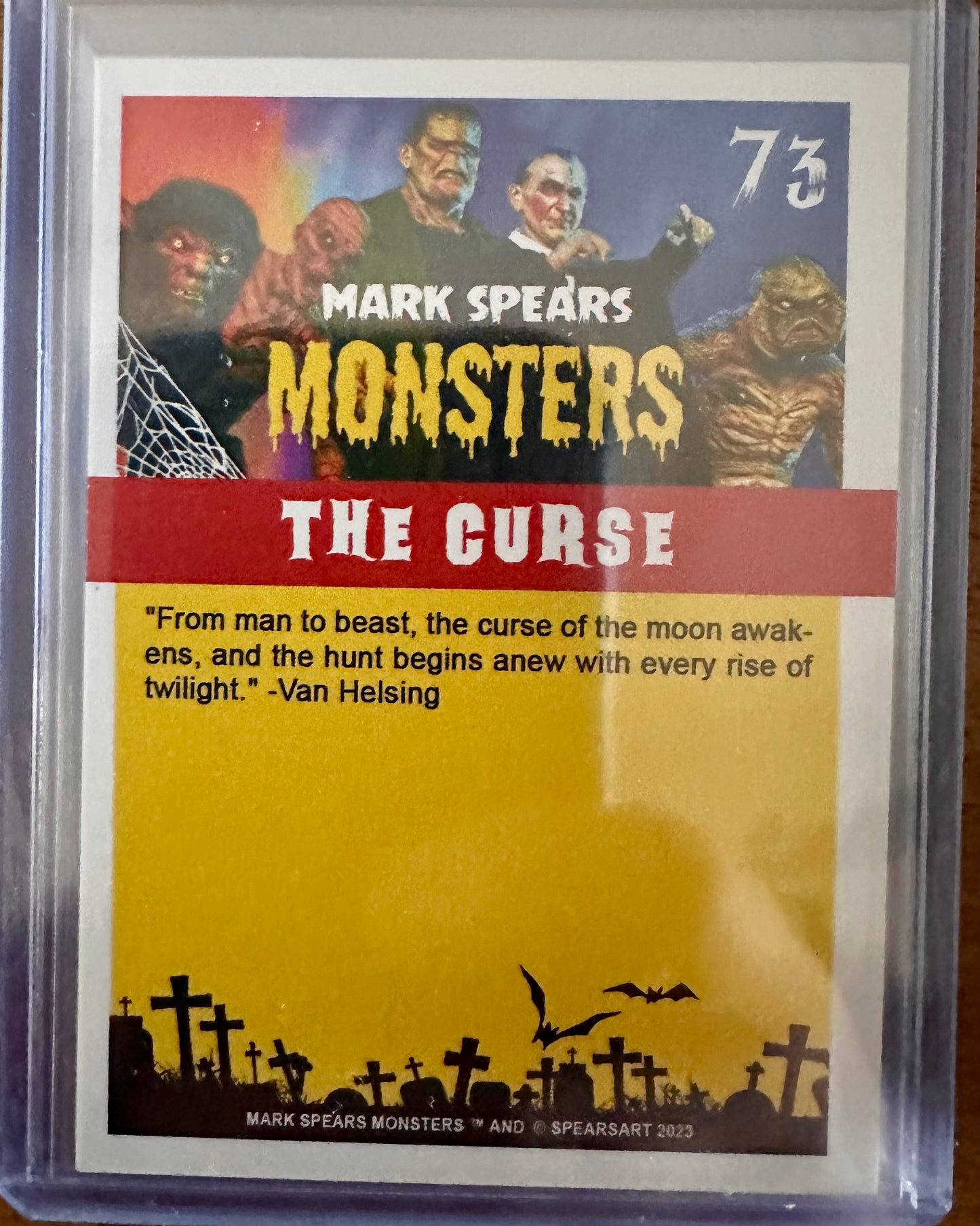 Mark Spears Monsters Series 2 Trading Card - #73 The Curse