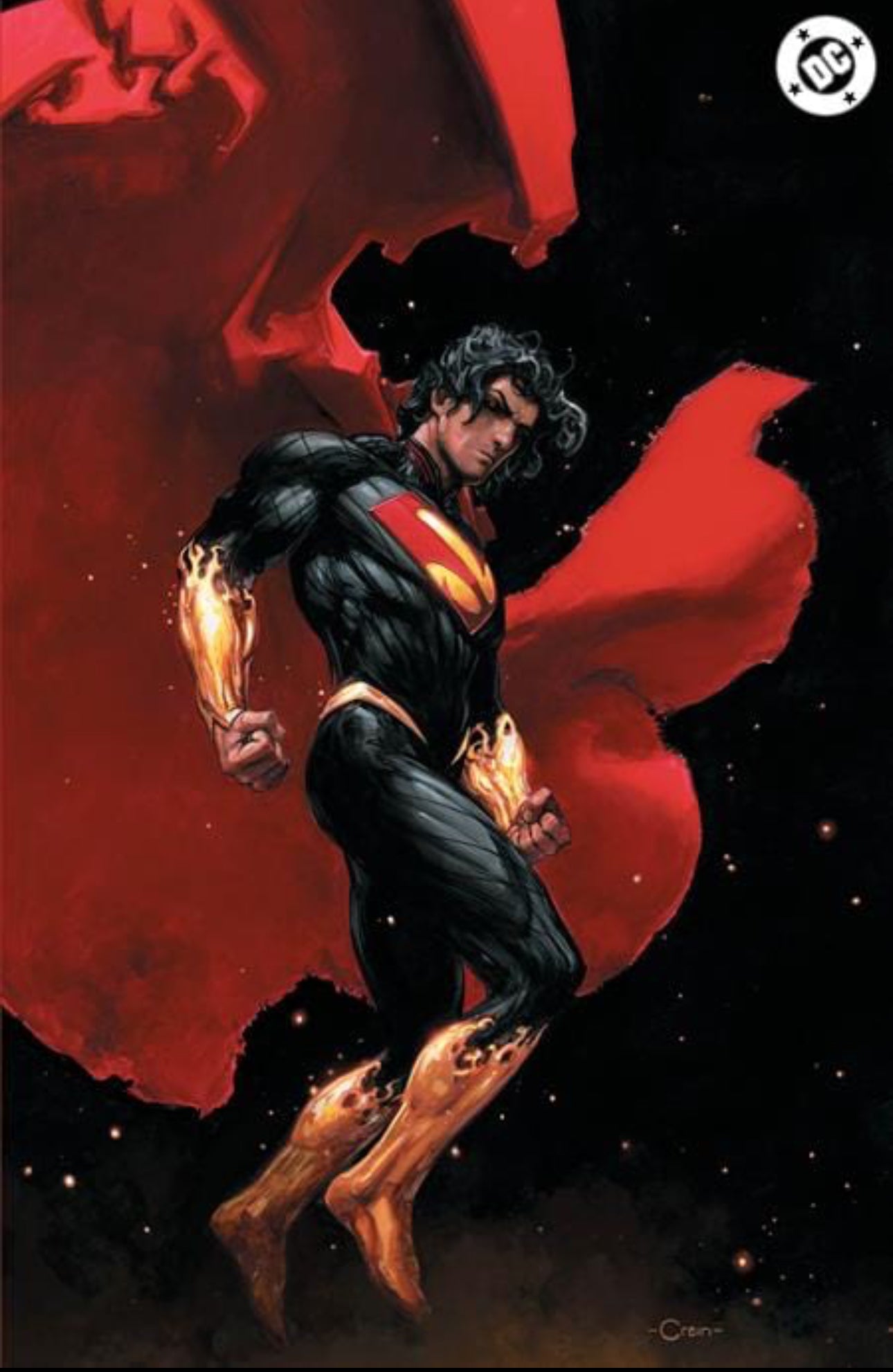 Absolute Superman #8 - 1:50 Clayton Crain Variant
