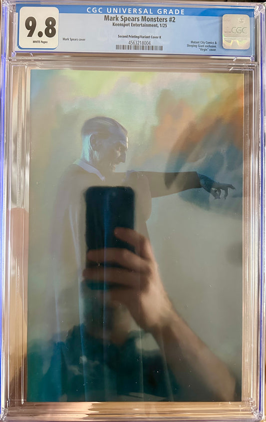 Mark Spears Monsters #2 - 2nd Printing Virgin Dracula Cover K - CGC 9.8