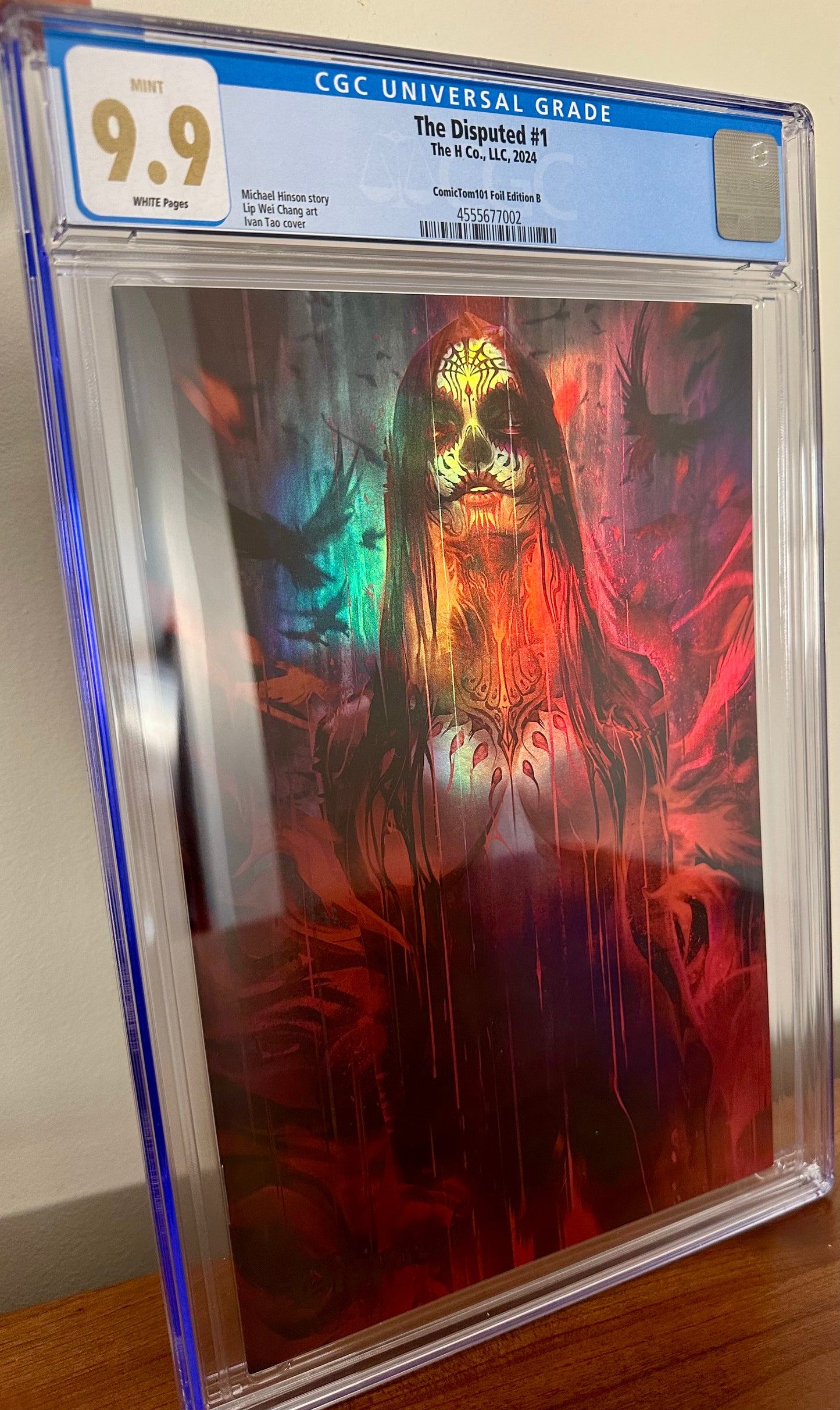The Disputed #1 - ComicTom Foil Edition Cover B by Ivan Tao - CGC 9.9