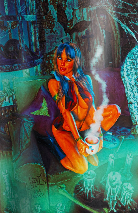 Vampirella #2 - Mark Spears Blue Variant - 2025 Fan Expo Dallas - LTD 150