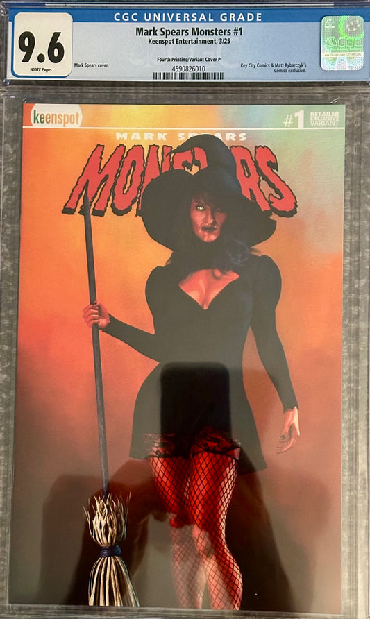 Mark Spears Monsters #1 - CGC 9.6 - 4th Print Variant Cover P