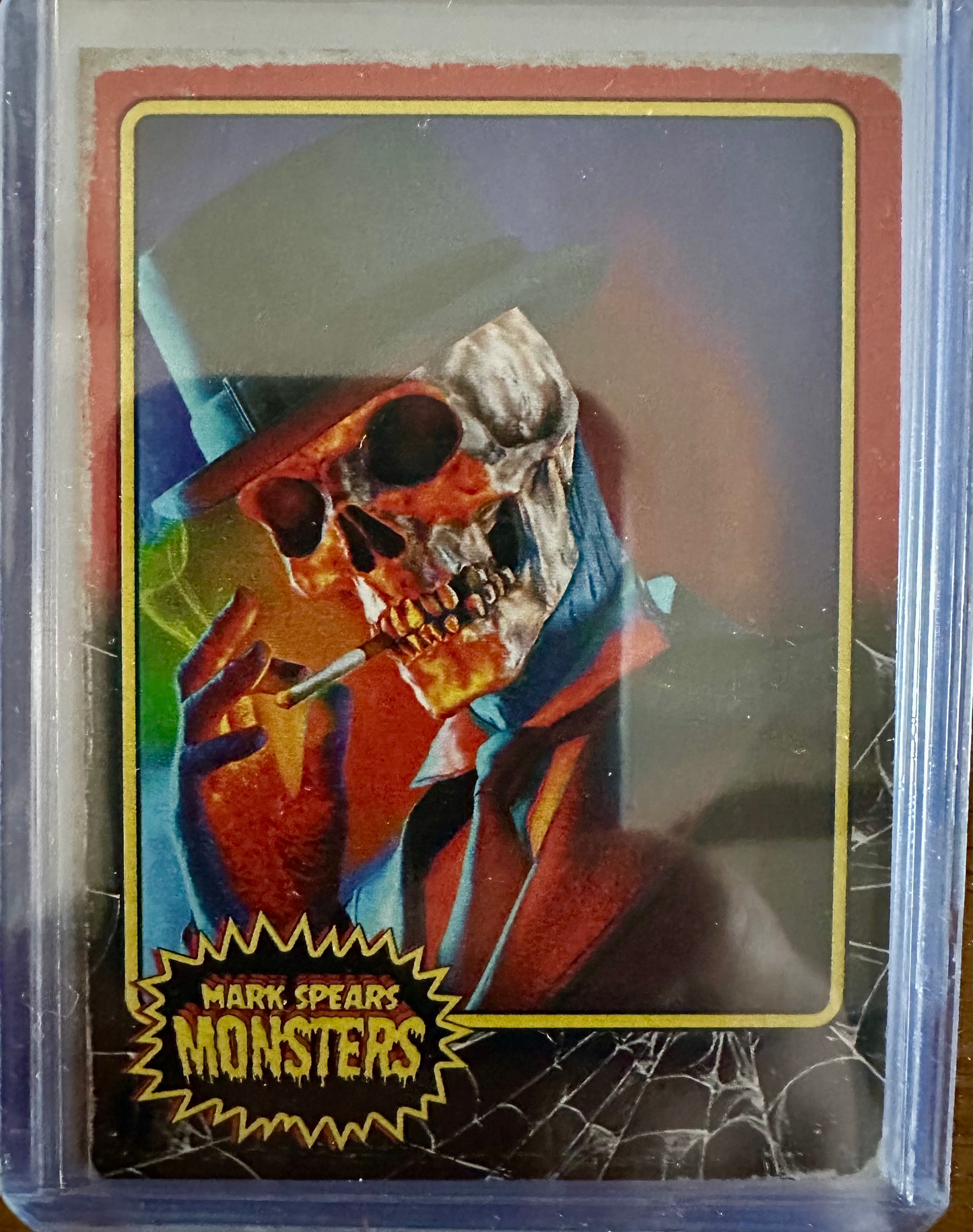 Mark Spears Monsters Series 2 Trading Card - Distressed #2 Mr Remains