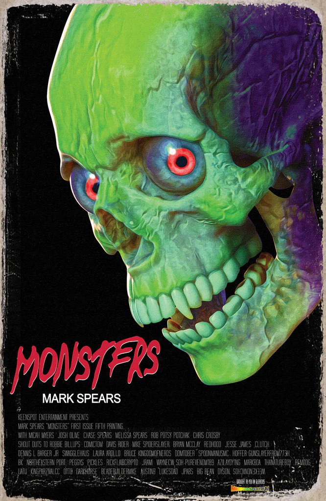 Mark Spears Monsters #1 - 5th Printing Cover B (Evil Dead Homage 1:20)