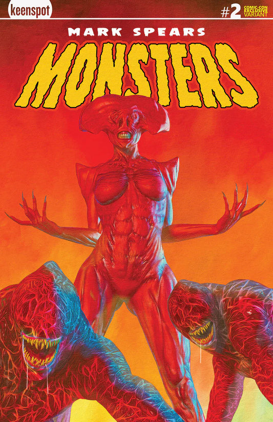 Mark Spears Monsters #2 - Third Print - 2025 SDCC Exclusive - Hell Queen Holofoil Cover J