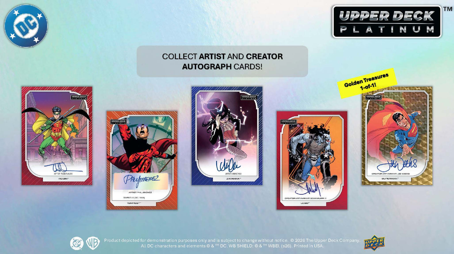 2026 Upper Deck DC Platinum Hobby Box