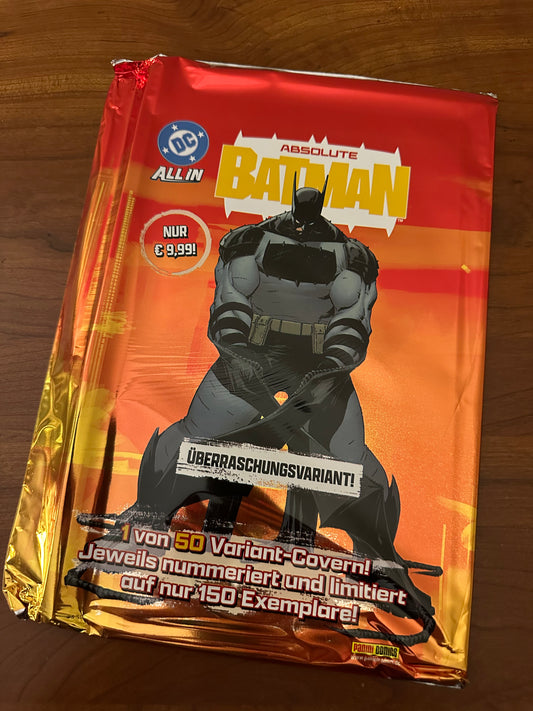 Absolute Batman #1 - Panini GERMAN Blind Bag - LTD to 150 (numbered) per variant cover